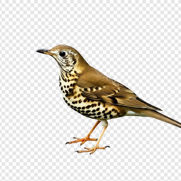 PSD eurasian skylark bird png isolated on transparent background