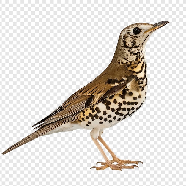 Eurasian skylark bird png isolated on transparent background