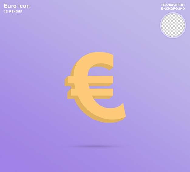 Euro pictogram 3d