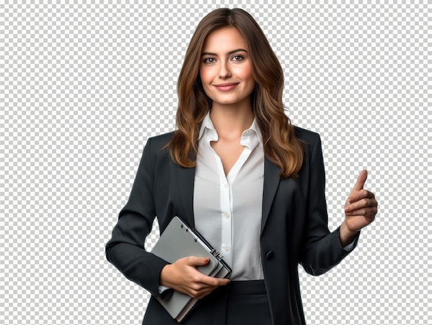 PSD european woman financial analyst psd transparent white i