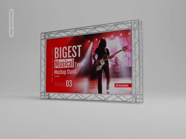 PSD event advertisemtn outdoor stand mockup