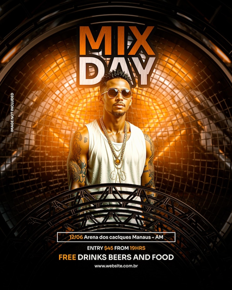 PSD event flyer social media post template