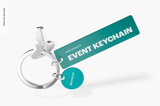 Event keychain mockup