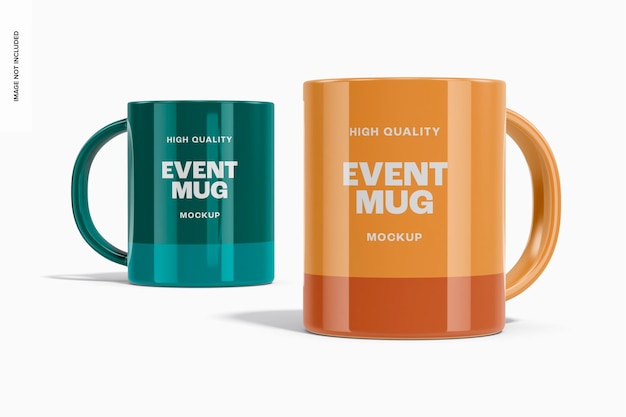 Event mugs mockup