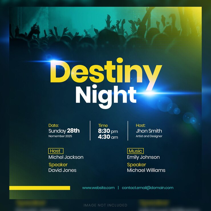 PSD event social media post design voor evenementen