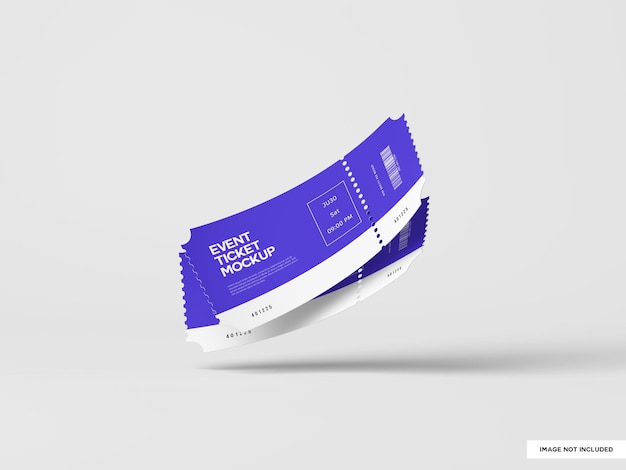 PSD mockup di biglietti per eventi