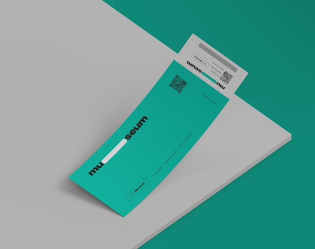 PSD event ticket mockup