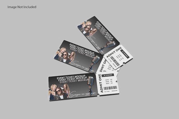 Event Ticket Mockup