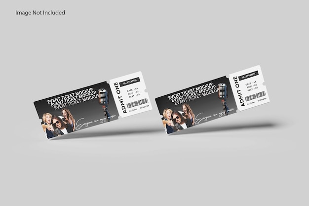 Event Ticket Mockup