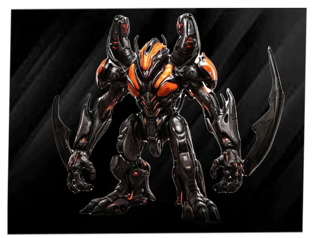 PSD a evolve meteor goliath on black background