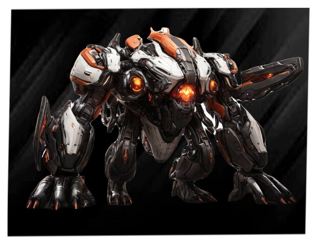 PSD a evolve meteor goliath on black background