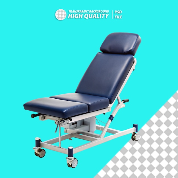 examination chair on transparent background