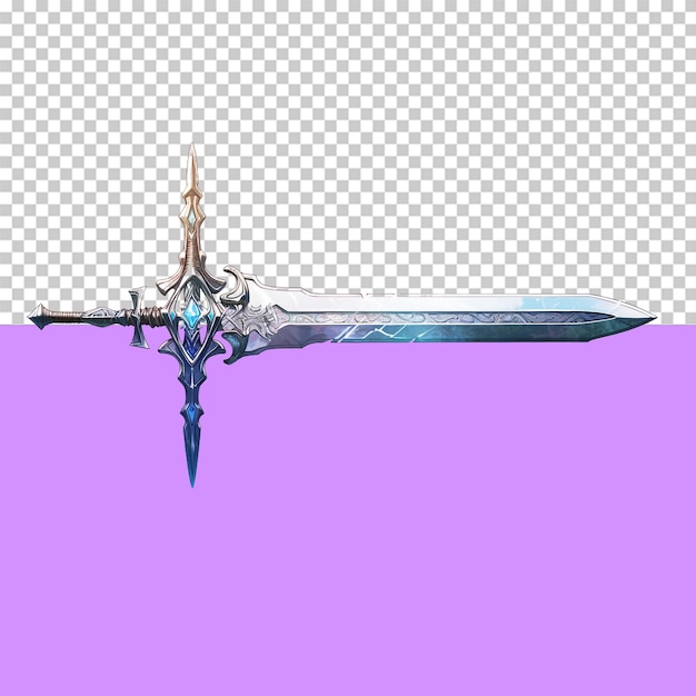PSD an excalibur sword