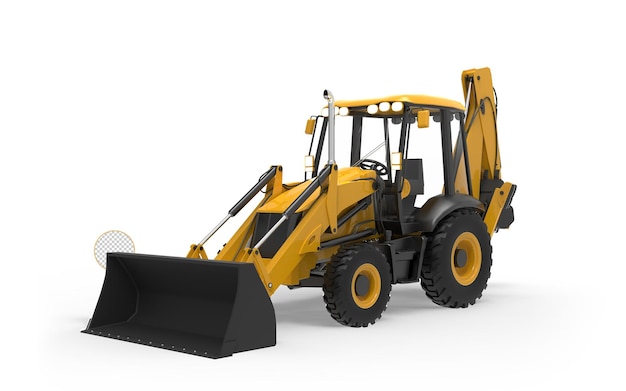 PSD Экскаватор строительная машина jcb прозрачный фон