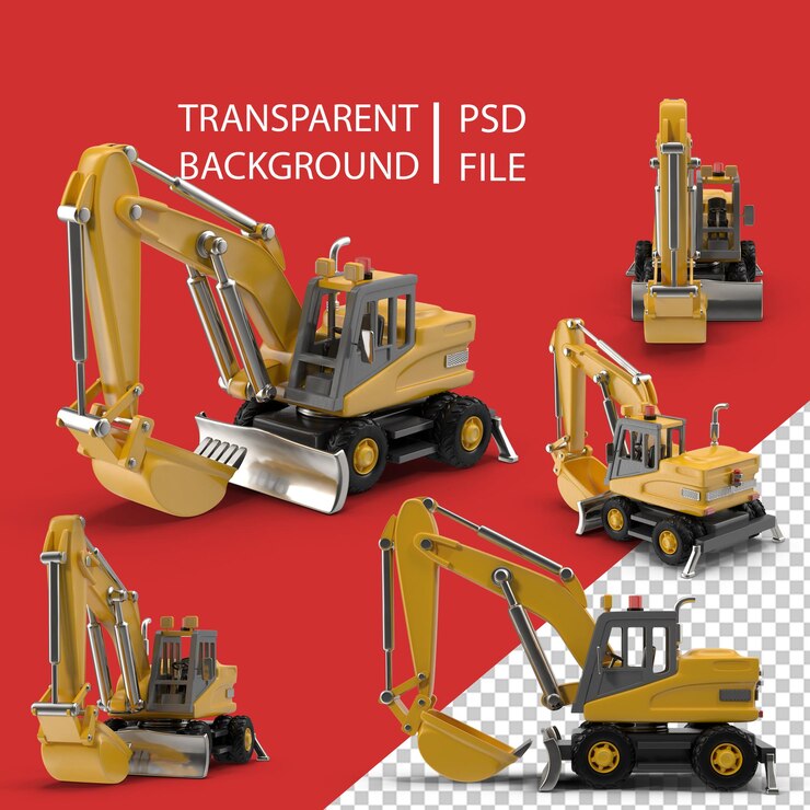 PSD 掘削機 png