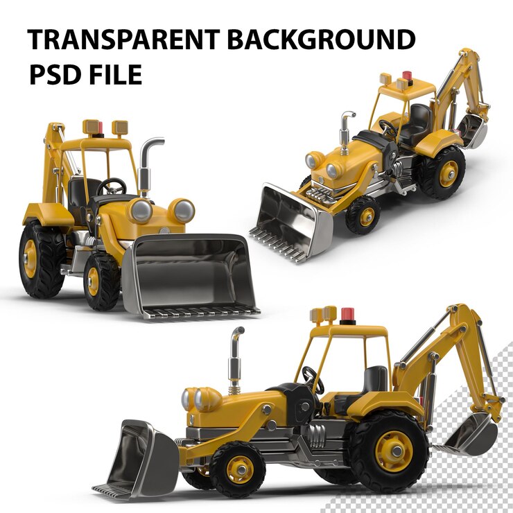 PSD 挖掘機 png