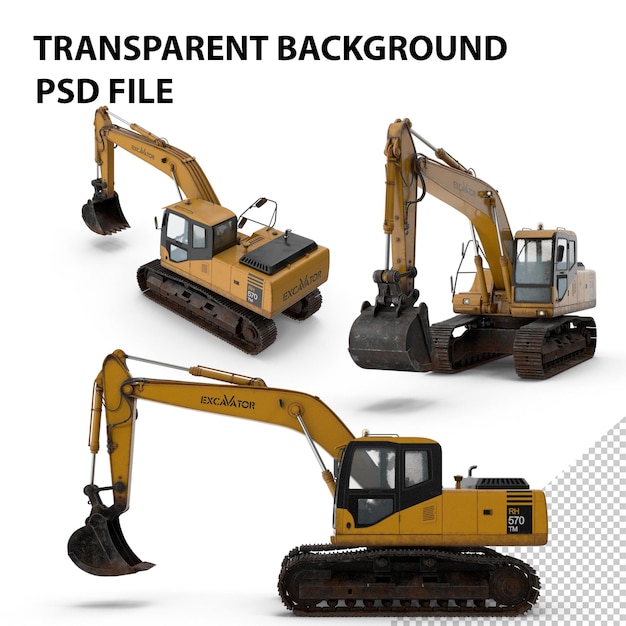 PSD excavator png