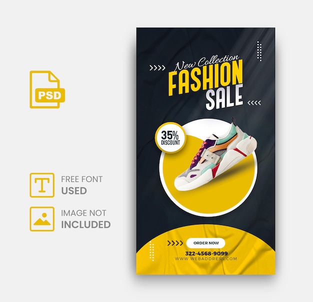 PSD exclusive collection fashion sale instagram post template