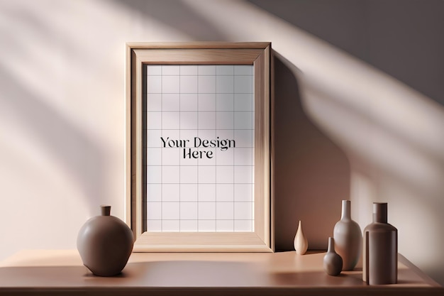 Exclusive frame psd mockup