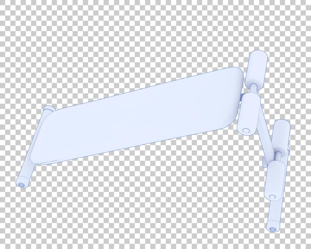 투명 배경 3d 렌더링 그림에 운동 벤치