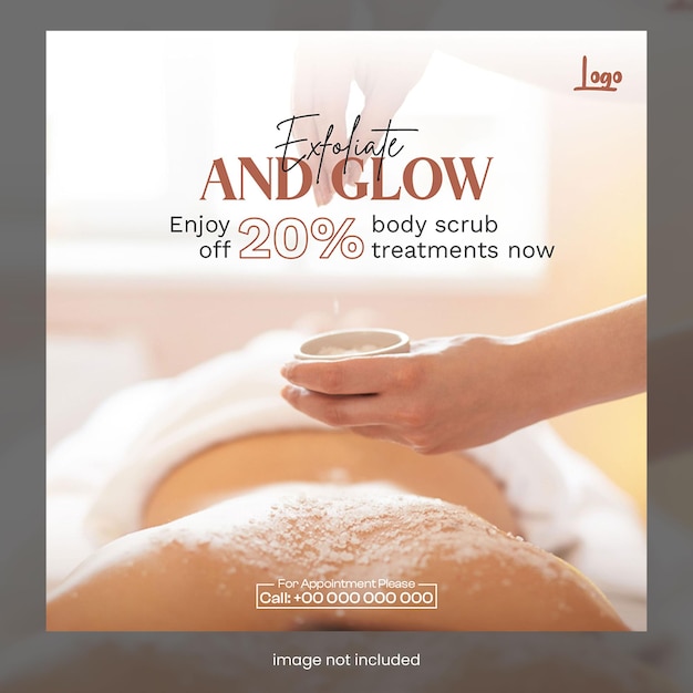 Exfoliate en Glow Body Scrub Promotie