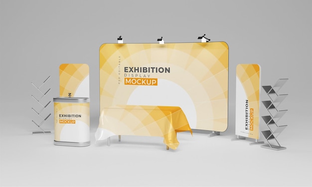 Exhibition booth, stand mock-up