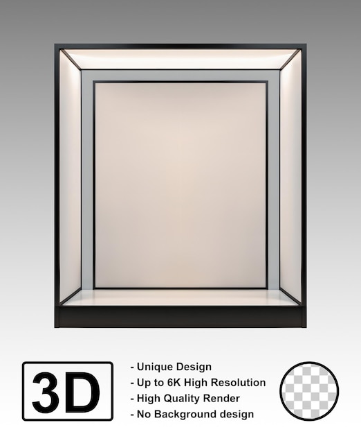 exhibition product showcase booth mockup modern design