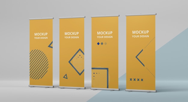 Exhibition stand mock-up assortment