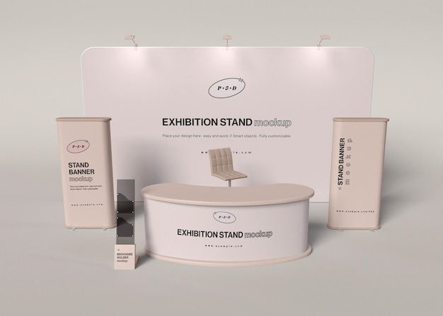 Exhibition stand mockup