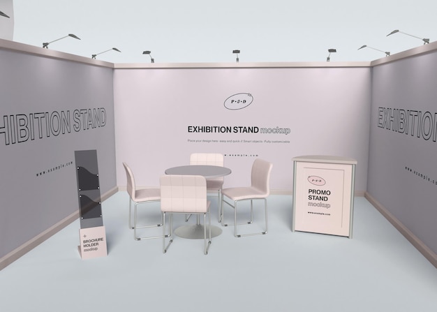 PSD mockup di stand espositivo