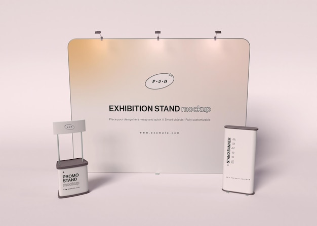 Exhibition stand mockup