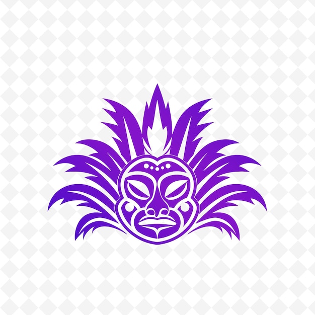 PSD Символ логотипа экзотической лилии канна с декоративным векторным дизайном коллекции nature