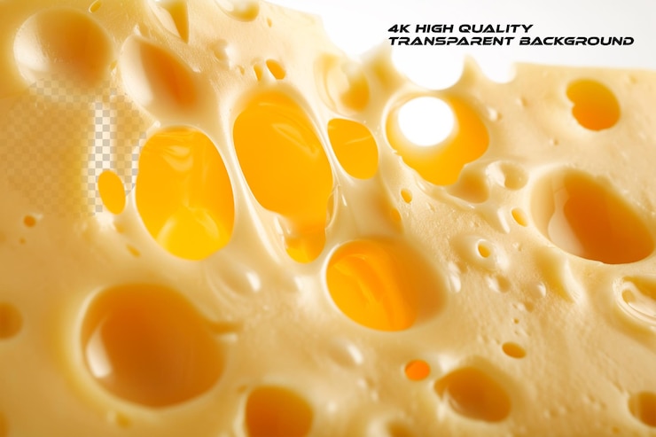 PSD experience the charm of melted cheese in every bite on transparent background