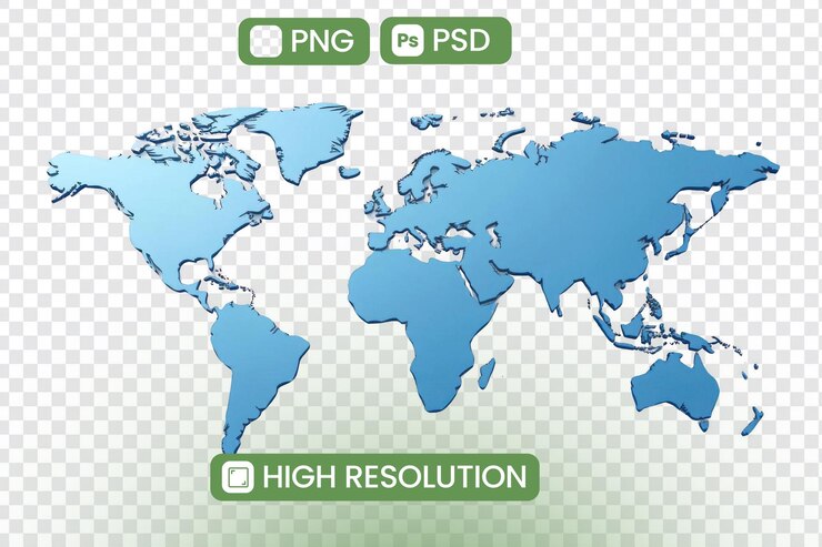 PSD исследуйте мир снимите 3d-карту высокого разрешения в форматах png и psd идеально подходит для глобальных проектов планирование путешествий и образовательные ресурсы удивительные визуальные эффекты улучшают любую презентацию или дизайн