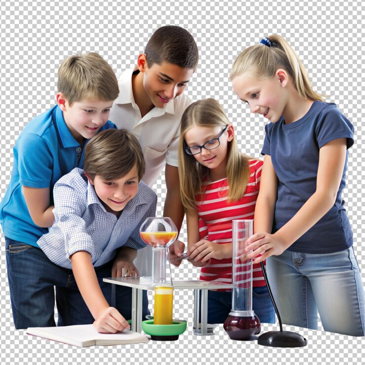 PSD exploring physics students investigate thermodynamic on transparent background