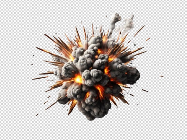 PSD explosion png transparent