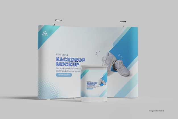 Expo Stand Backdrop Mockup