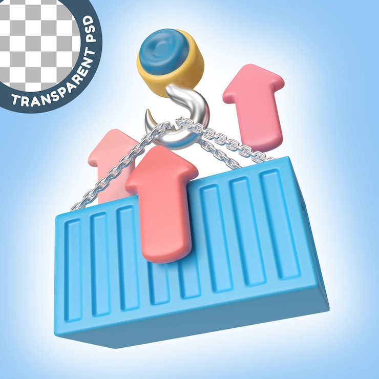 PSD export 3d illustration icon