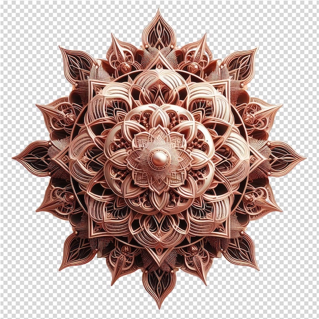 PSD squisito mandala 3d una sinfonia di opulenza ed eleganza