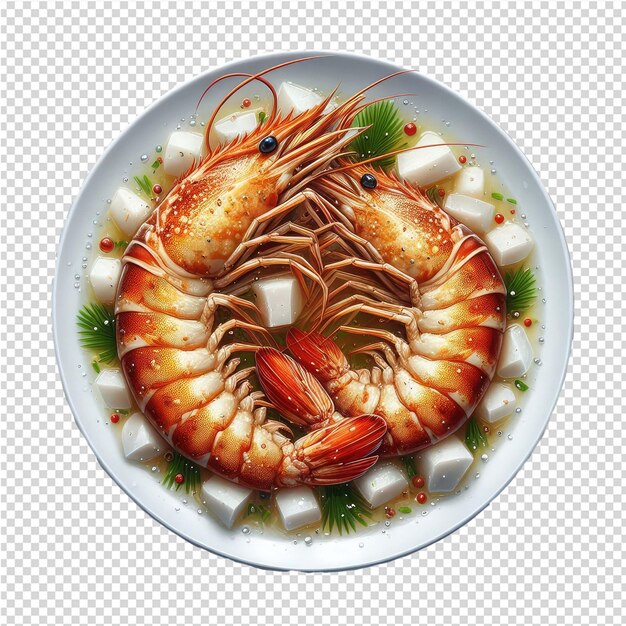 PSD exquisite isolated fish plate perfect