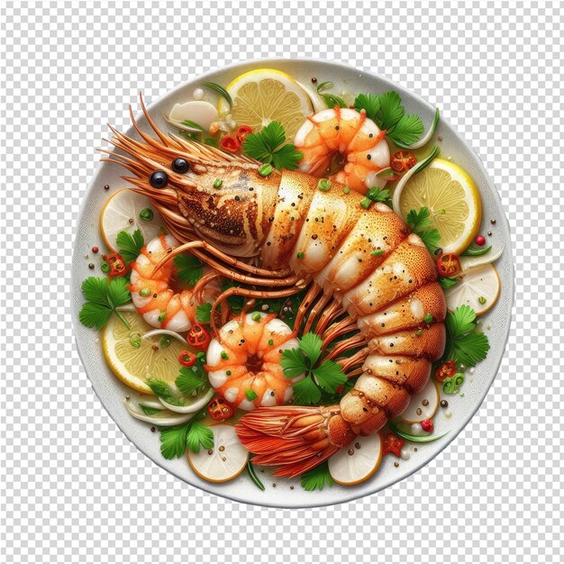 PSD exquisite isolated fish plate perfect