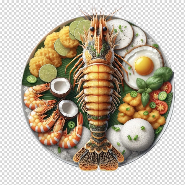 PSD exquisite isolated fish plate perfect