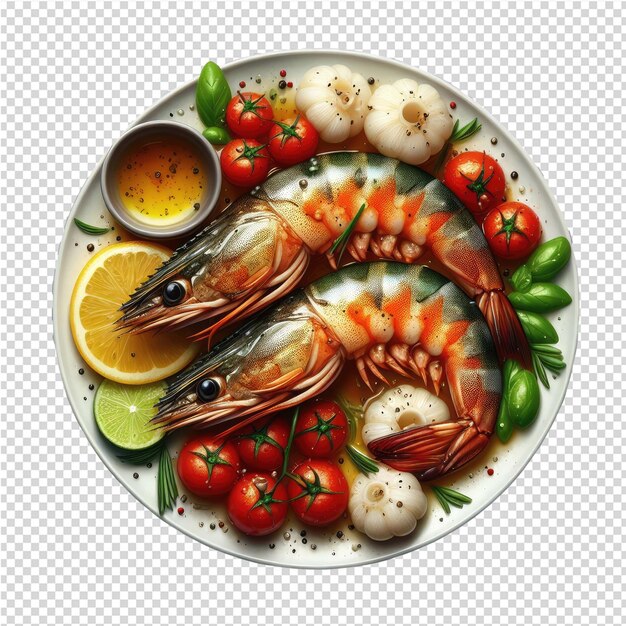 Exquisite isolated fish plate perfect