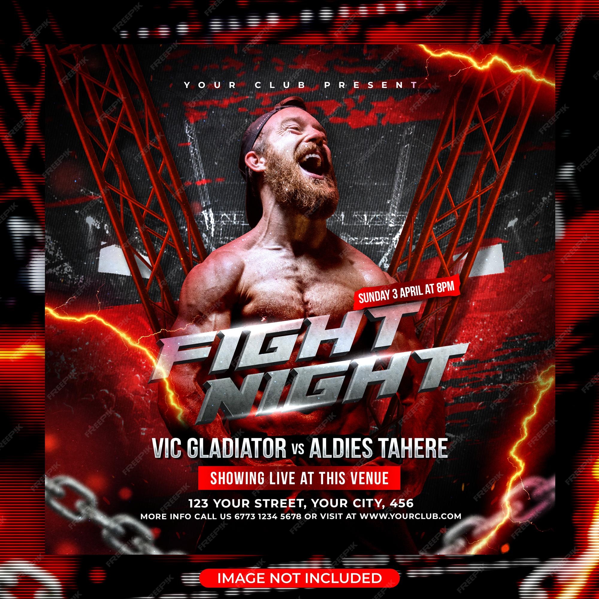Mma Flyer Images - Free Download on Freepik