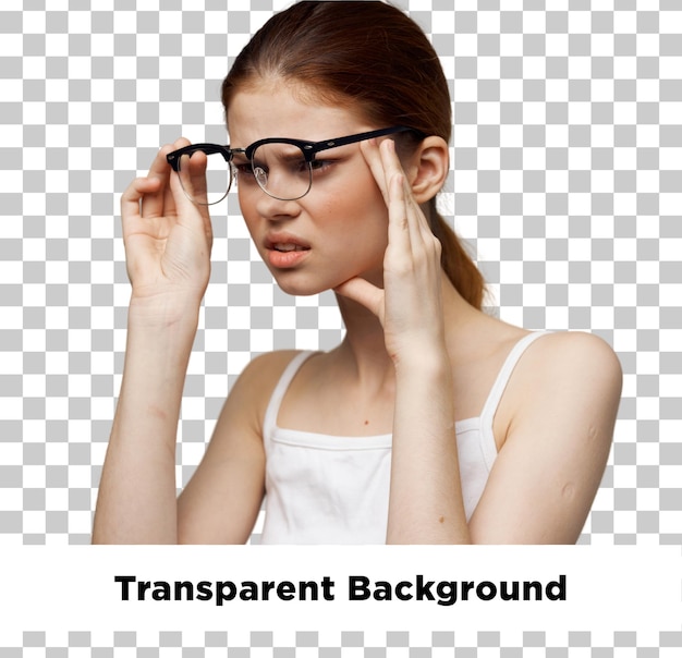 Eye Care Lady Girl Transparent background