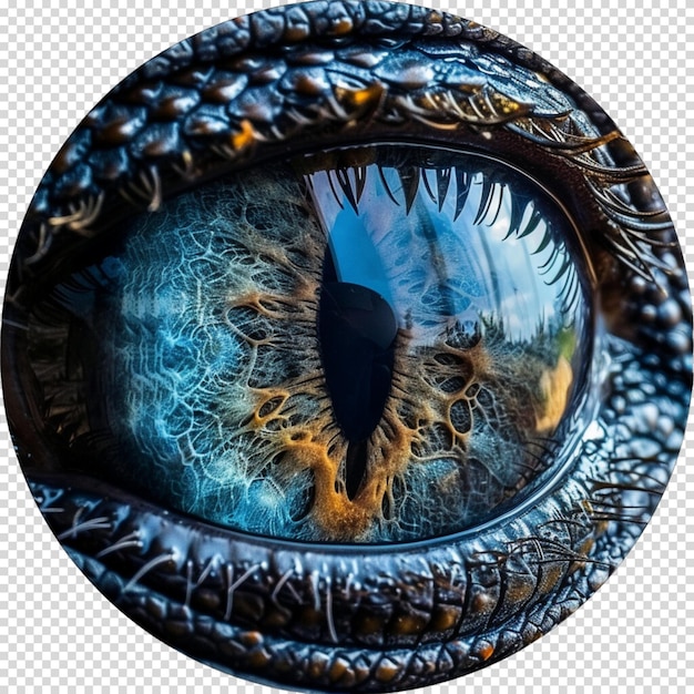 PSD eye on transparent background