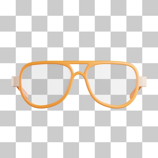 Eyeglasses 3d icon