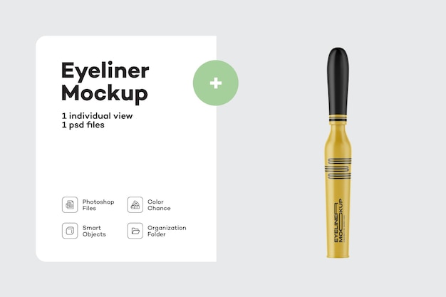 PSD eyeliner mockup