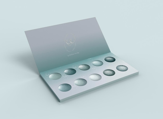 Mockup di palette di ombretti