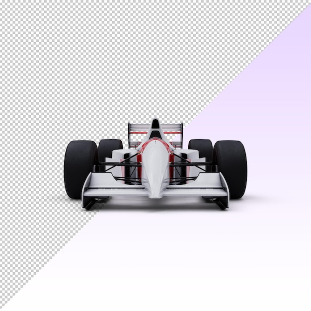 f1 racing car isolated